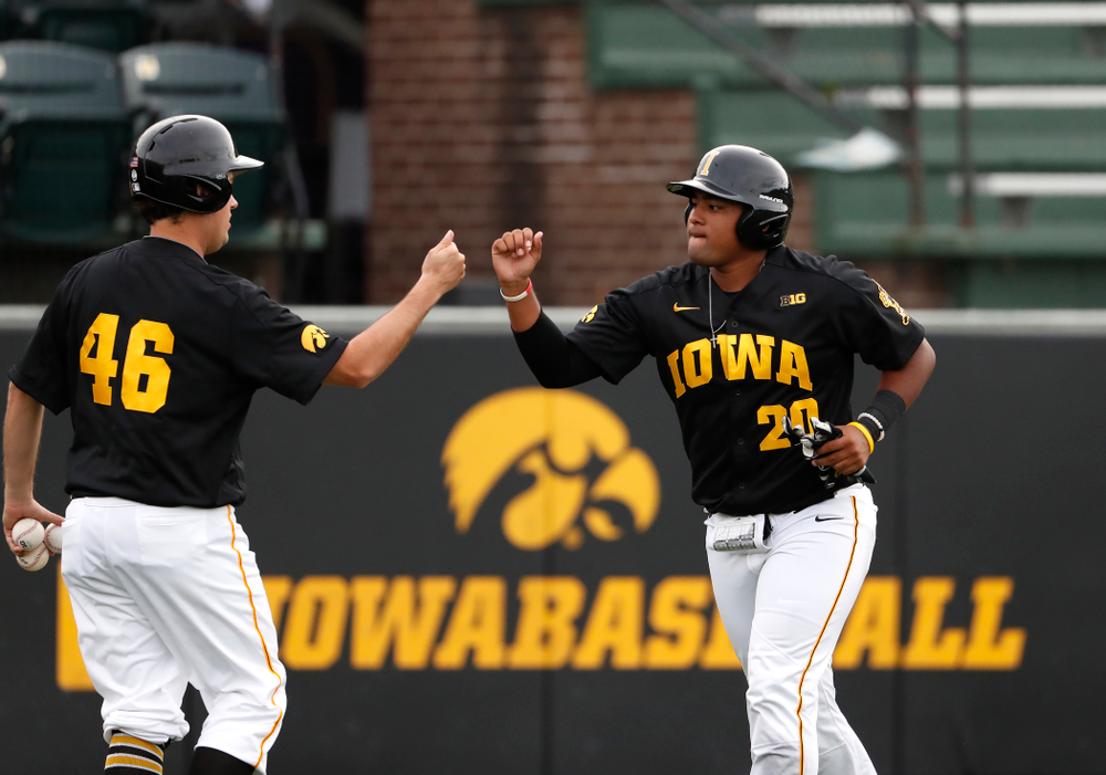 Izaya Fullard against the Ontario Blue Jays Friday, September 21, 2018 at Duane Banks Field. (Brian Ray/hawkeyesports.com)