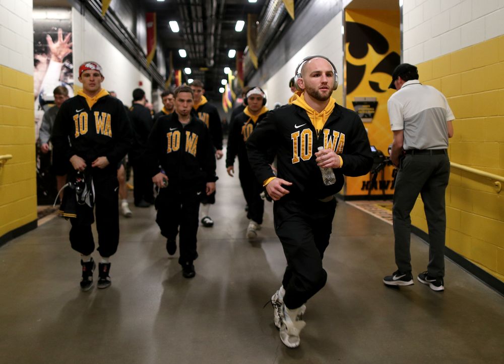Iowa Alex Marinelli before their meet against Penn State Friday, January 31, 2020 at Carver-Hawkeye Arena. (Brian Ray/hawkeyesports.com)