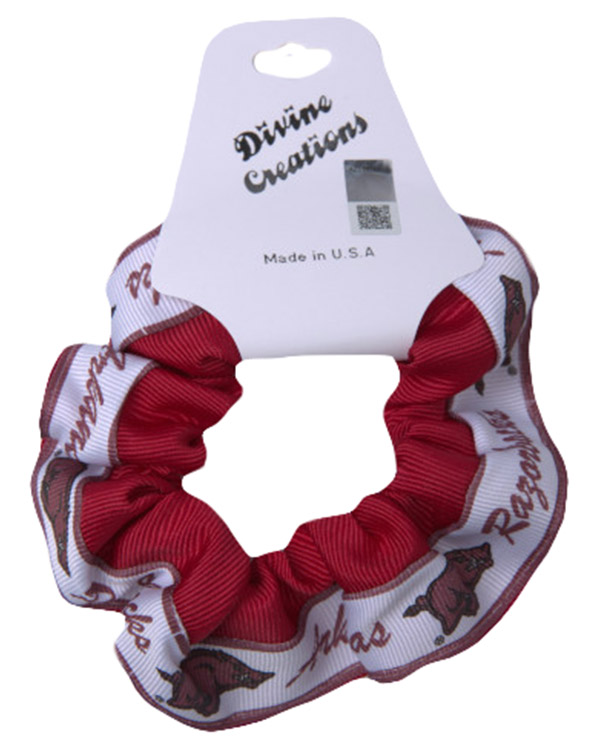 Arkansas Razorbacks Medium Logo Solid Twister Hair Tie Arkansas