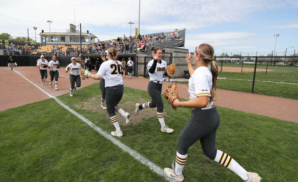 Iowa Hawkeyes Mallory Kilian (11) against the Ohio State Buckeyes on senior day Sunday, May 5, 2019 at Pearl Field. (Brian Ray/hawkeyesports.com)