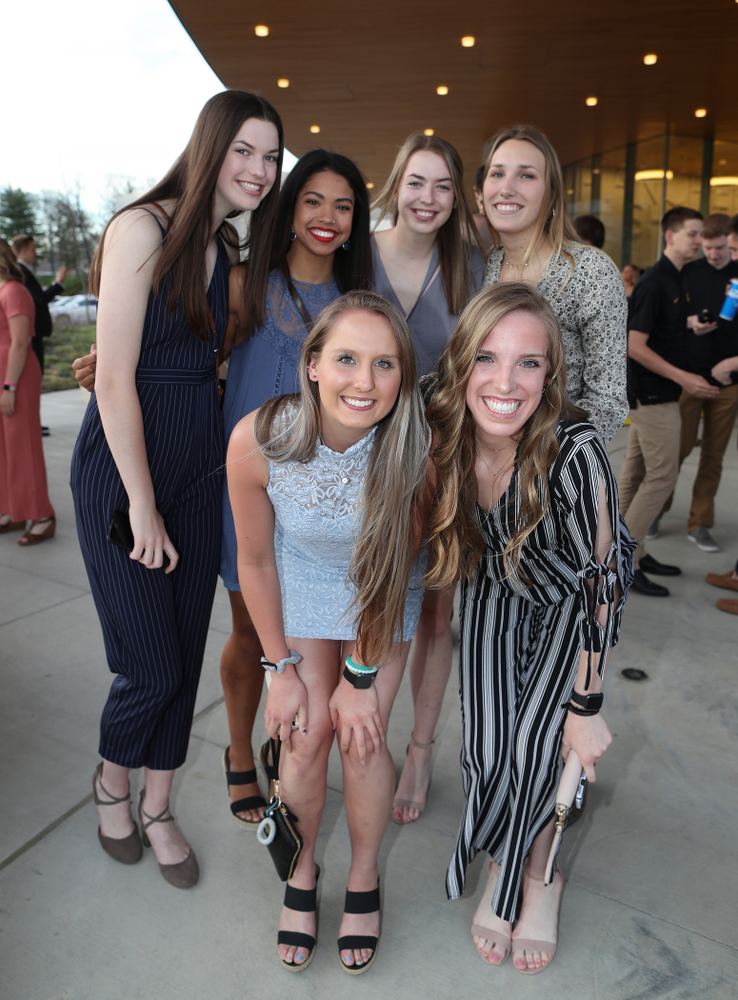 The 2019 Golden Herkys yellow carpet Tuesday, April 23, 2019 at Hancher Auditorium. (Brian Ray/hawkeyesports.com)