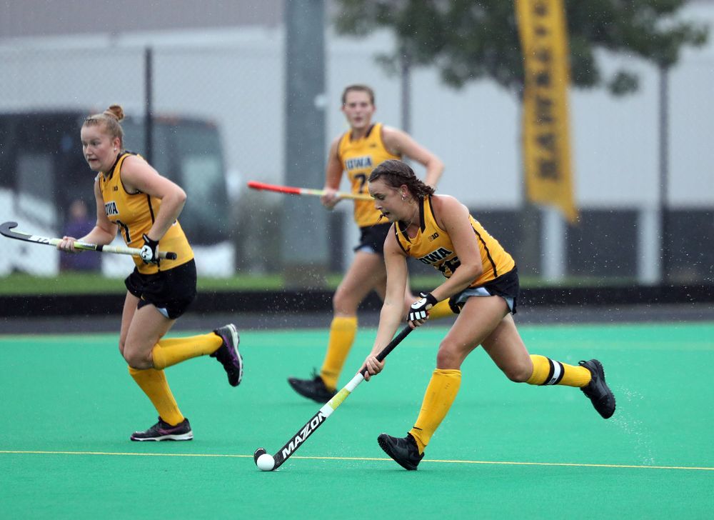 Iowa Hawkeyes forward Maddy Murphy (26) against the Michigan State Spartans Sunday, September 29, 2019 at Grant Field. (Brian Ray/hawkeyesports.com)