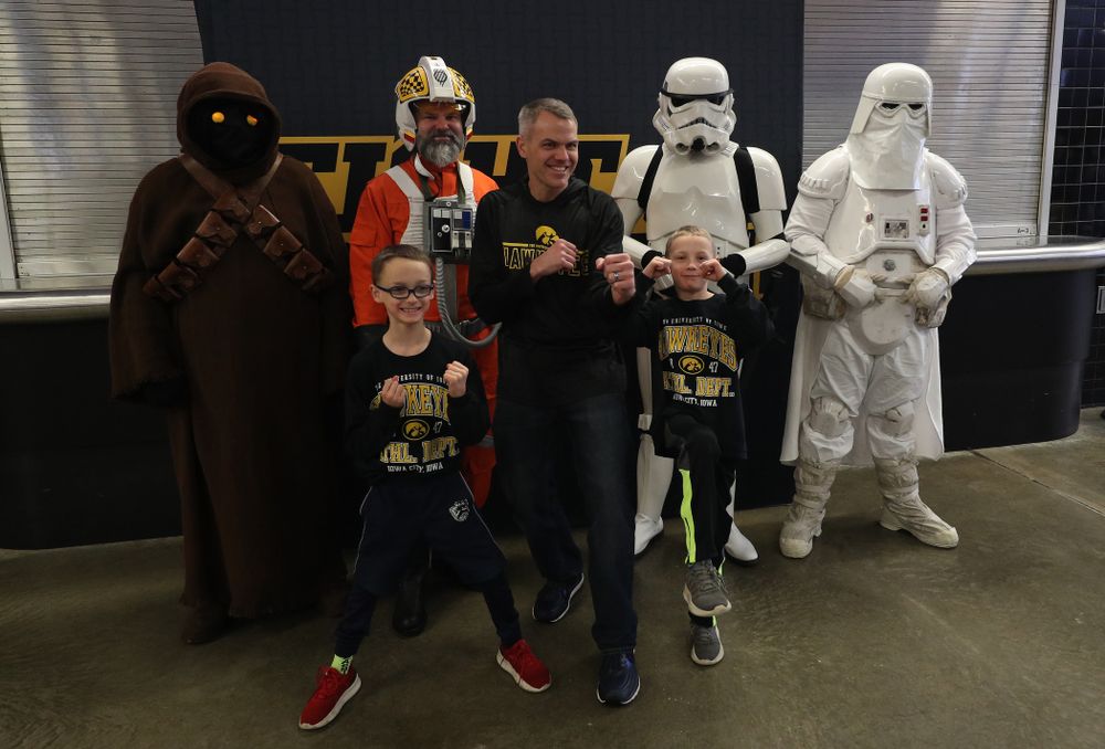 Star Wars Day against the Ohio State Buckeyes Saturday, January 12, 2019 at Carver-Hawkeye Arena. (Brian Ray/hawkeyesports.com)