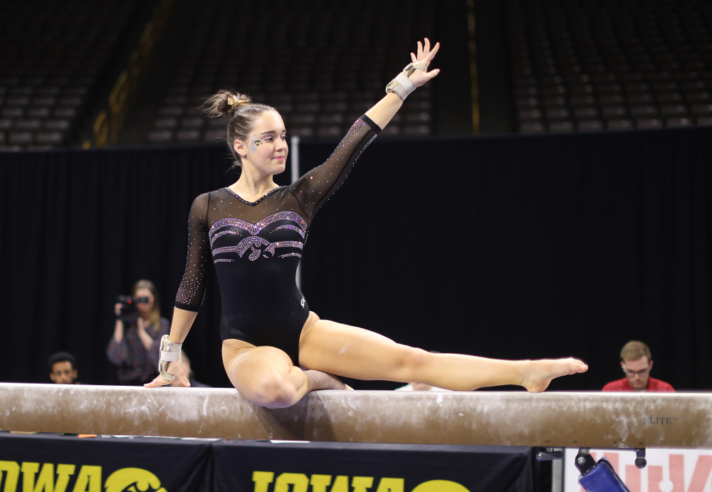 The Iowa Hawkeyes against the Iowa State Cyclones Friday, March 1, 2019 at Carver-Hawkeye Arena. (Brian Ray/hawkeyesports.com)