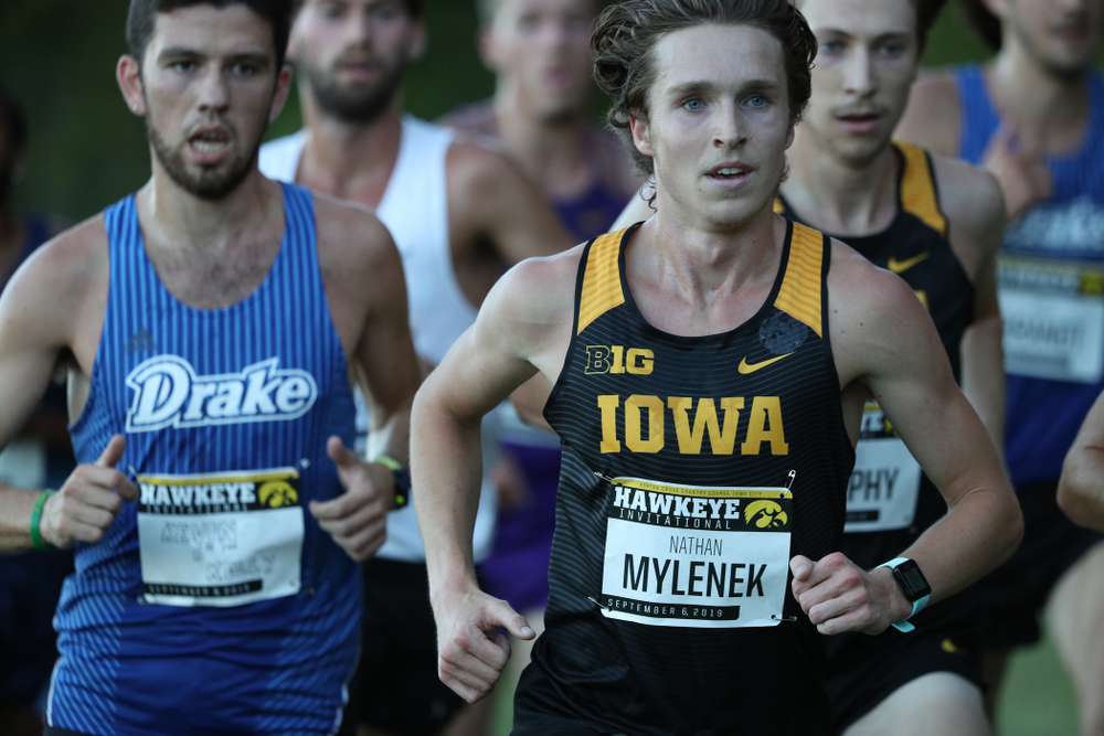 IowaÕs Nathan Mylenek runs in the 2019 Hawkeye Invitational Friday, September 6, 2019 at the Ashton Cross Country Course. (Brian Ray/hawkeyesports.com)