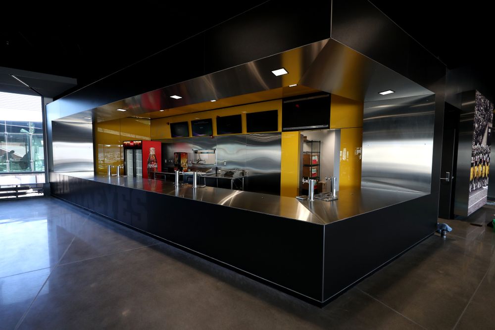 The Ted Pacha Family Club in the new north end zone of Kinnick Stadium Friday, August 9, 2019. (Brian Ray/hawkeyesports.com)