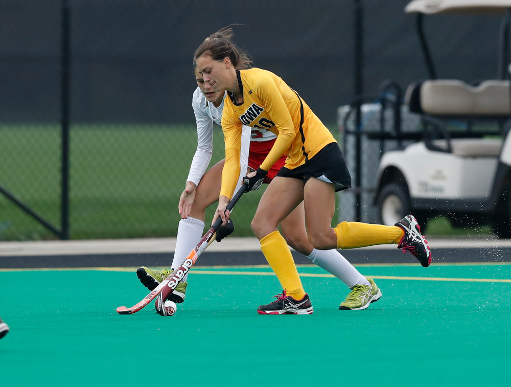 Iowa Hawkeyes Isabella Brown (10) against Maryland Sunday, October 14, 2018 at Grant Field. (Brian Ray/hawkeyesports.com)