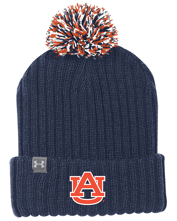 blue under armour beanie