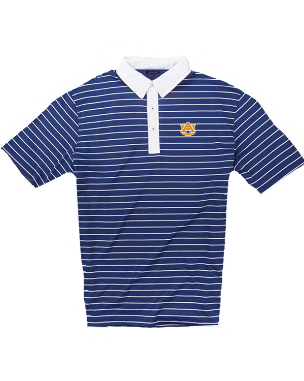 Auburn Tigers Short-Sleeve Polo Shirt Cotton/Poly Luxury Blend 