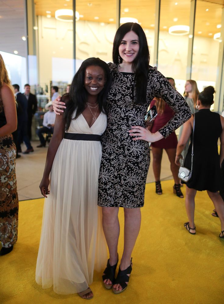 The 2019 Golden Herkys yellow carpet Tuesday, April 23, 2019 at Hancher Auditorium. (Brian Ray/hawkeyesports.com)