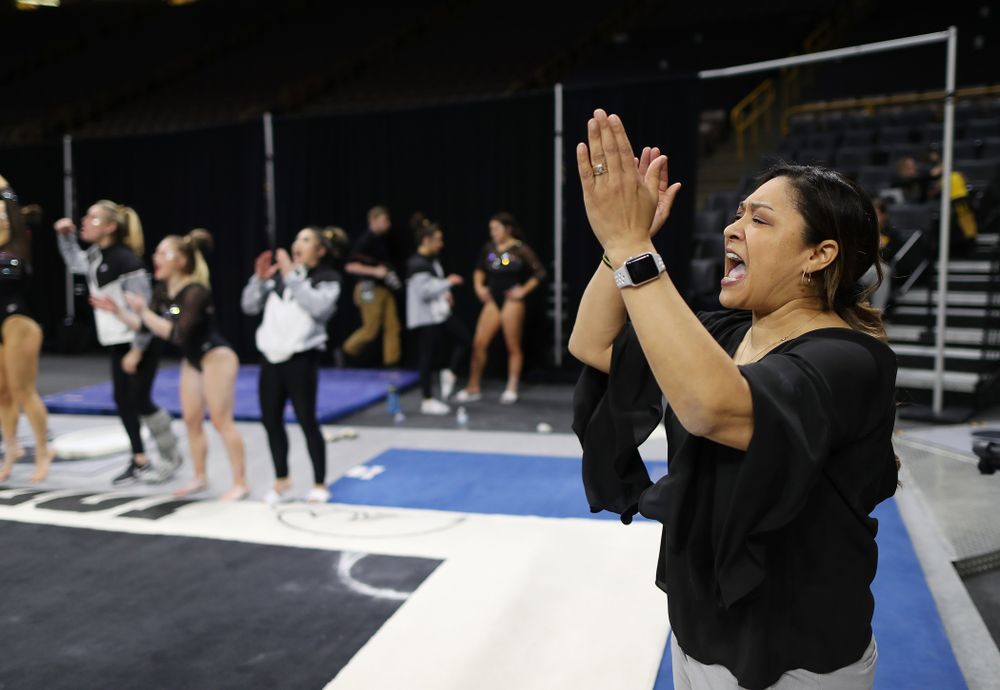 The Iowa Hawkeyes against the Iowa State Cyclones Friday, March 1, 2019 at Carver-Hawkeye Arena. (Brian Ray/hawkeyesports.com)