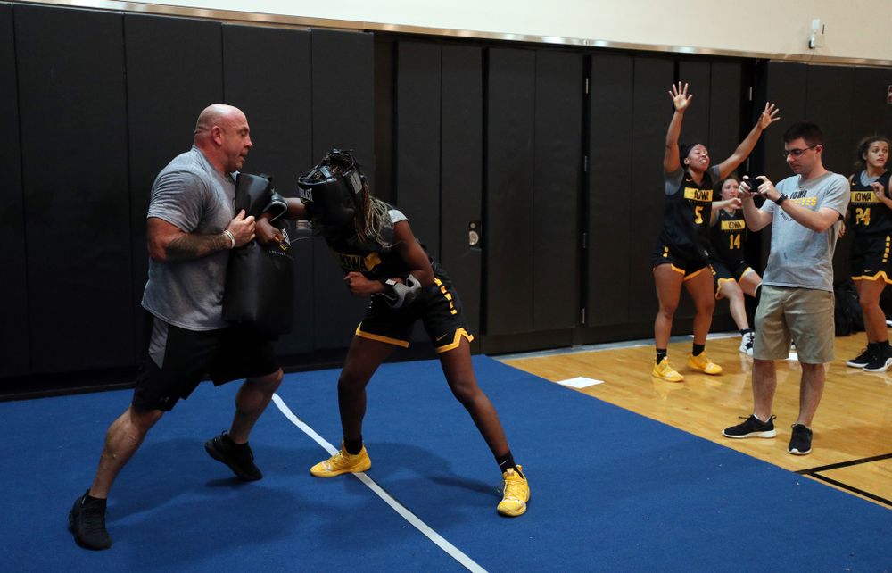 The Iowa WomenÕs Basketball Team participates in the The Program Wednesday, September 18, 2019 at Kinnick Stadium (Brian Ray/hawkeyesports.com)