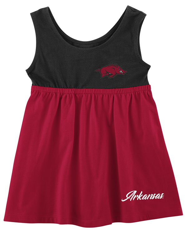 Arkansas Razorbacks Berlin Infant Girls Dress Arkansas