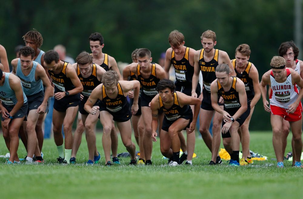 The Iowa Hawkeyes during the Hawkeye Invitational Friday, August 31, 2018 at the Ashton Cross Country Course. (Brian Ray/hawkeyesports.com)