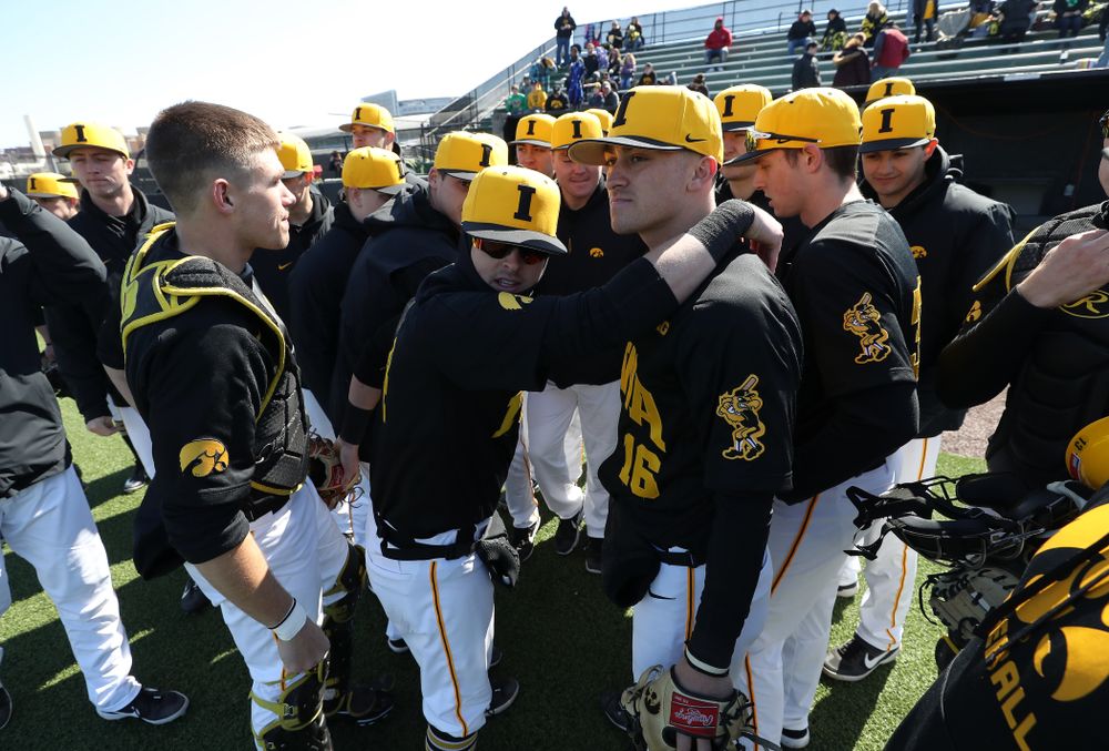 The Iowa Hawkeyes against California State Northridge Sunday, March 17, 2019 at Duane Banks Field. (Brian Ray/hawkeyesports.com)