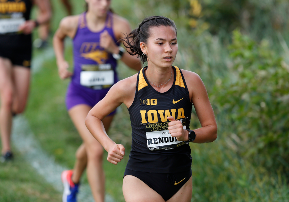 Wren Renquist during the Hawkeye Invitational Friday, August 31, 2018 at the Ashton Cross Country Course. (Brian Ray/hawkeyesports.com)