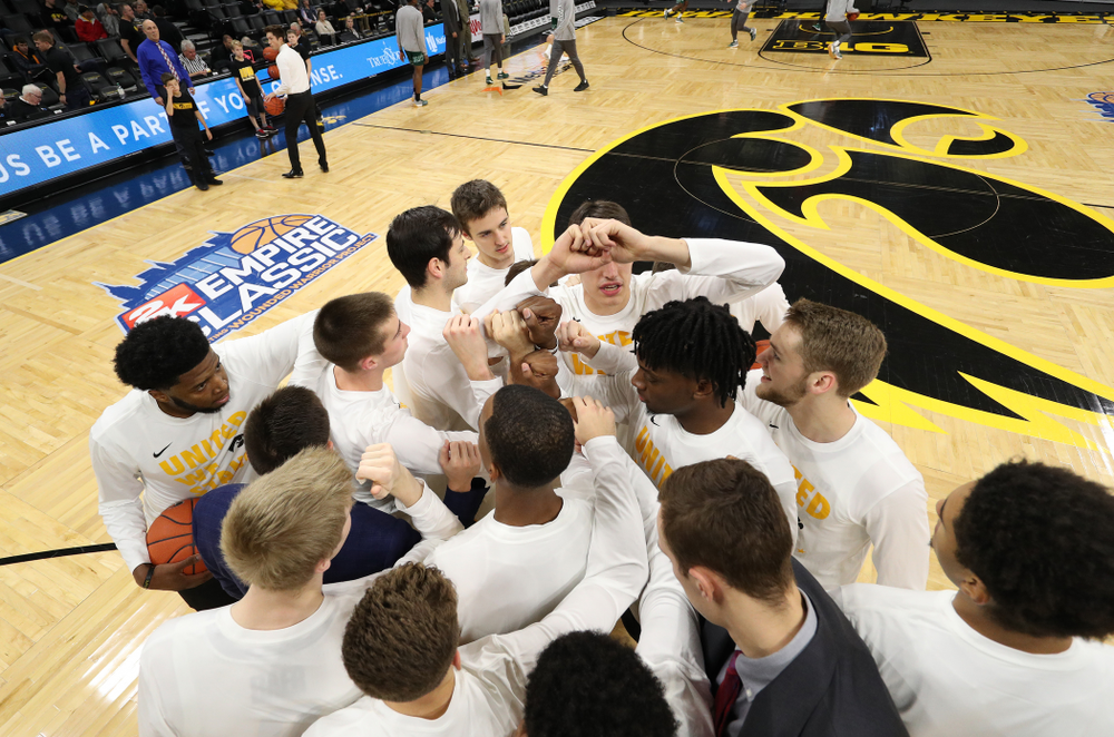 The Iowa Hawkeyes against UW Green Bay Sunday, November 11, 2018 at Carver-Hawkeye Arena. (Brian Ray/hawkeyesports.com)