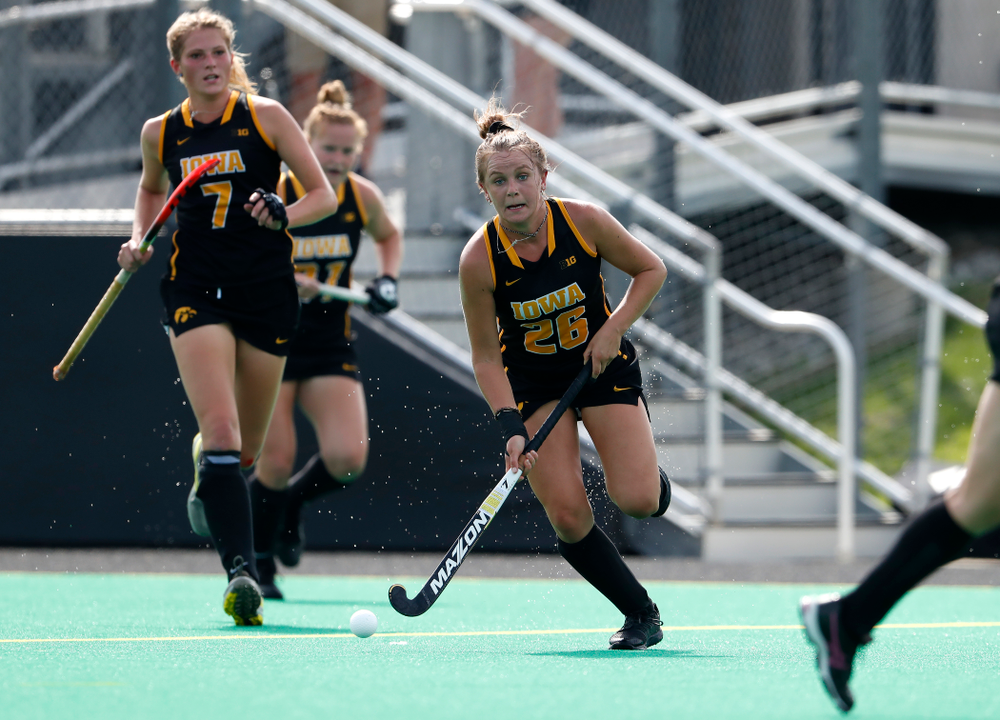Iowa Hawkeyes Maddy Murphy (26) against Dartmouth Friday, August 31, 2018 at Grant Field. (Brian Ray/hawkeyesports.com)