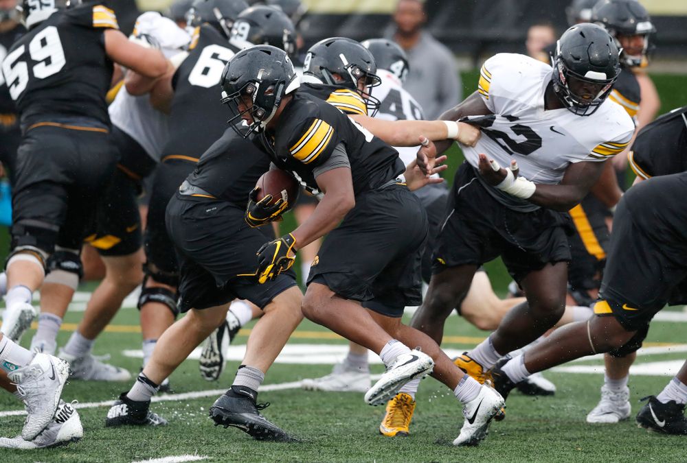 Iowa Hawkeyes running back Ivory Kelly-Martin (21) during camp practice No. 15 Monday, August 20, 2018 at the Hansen Football Performance Center. (Brian Ray/hawkeyesports.com)