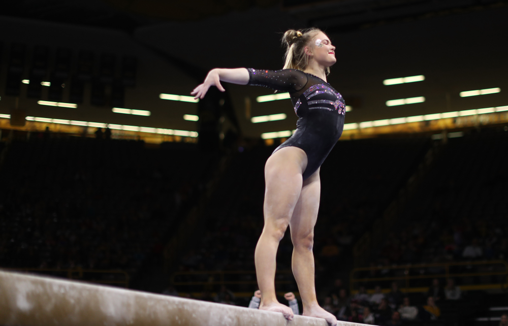 The Iowa Hawkeyes against the Iowa State Cyclones Friday, March 1, 2019 at Carver-Hawkeye Arena. (Brian Ray/hawkeyesports.com)