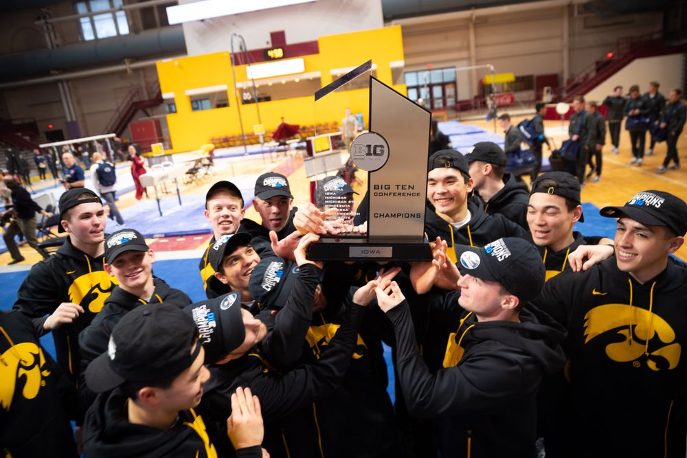 The Iowa Hawekeys against Minnesota and Penn State at the Maturi Pavilion Saturday, March 23, 2019 in Minneapolis, Minn. (C. Morgan Engel/Freelance)