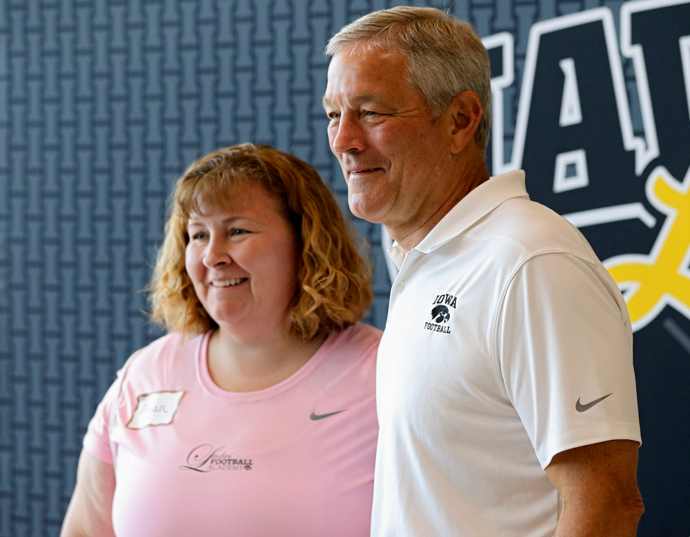 The Ladies Football Academy at the Hansen Football Performance Center in Iowa City on Saturday, Jun 8, 2019. (Stephen Mally/hawkeyesports.com)