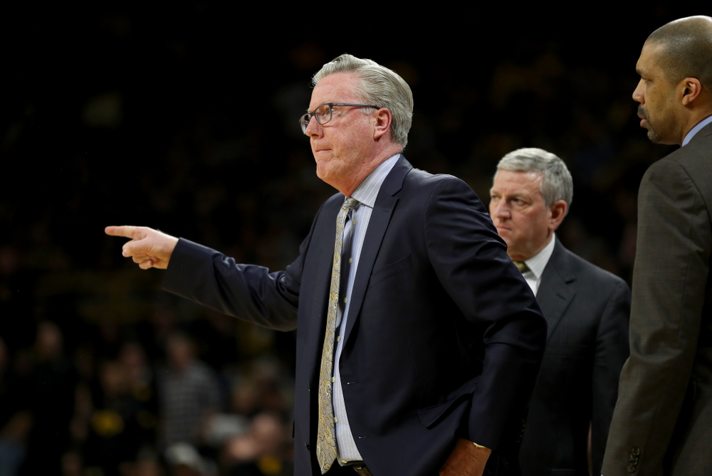 Iowa Hawkeyes head coach Fran McCaffery against the Purdue Boilermakers Tuesday, March 3, 2020 at Carver-Hawkeye Arena. (Brian Ray/hawkeyesports.com)