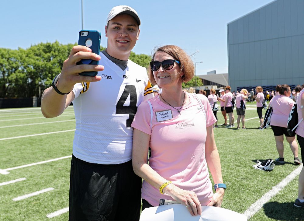 The Ladies Football Academy at the Hansen Football Performance Center in Iowa City on Saturday, Jun 8, 2019. (Stephen Mally/hawkeyesports.com)