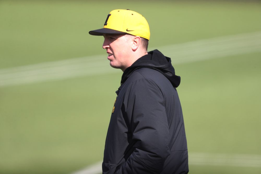 Volunteer Assistant Pitching Coach Tom Gorzelanny against California State Northridge Sunday, March 17, 2019 at Duane Banks Field. (Brian Ray/hawkeyesports.com)