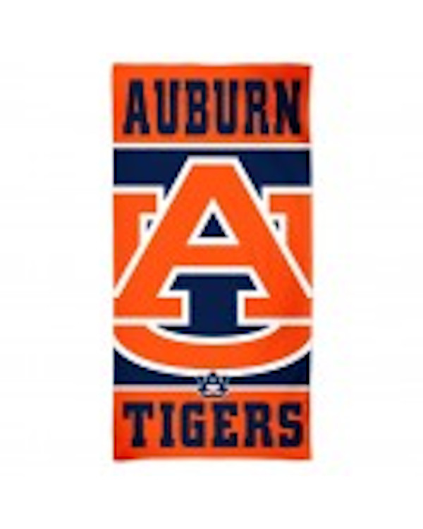NCAA Auburn Tigers 30 by 60 Fiber Reactive Beach Towel 