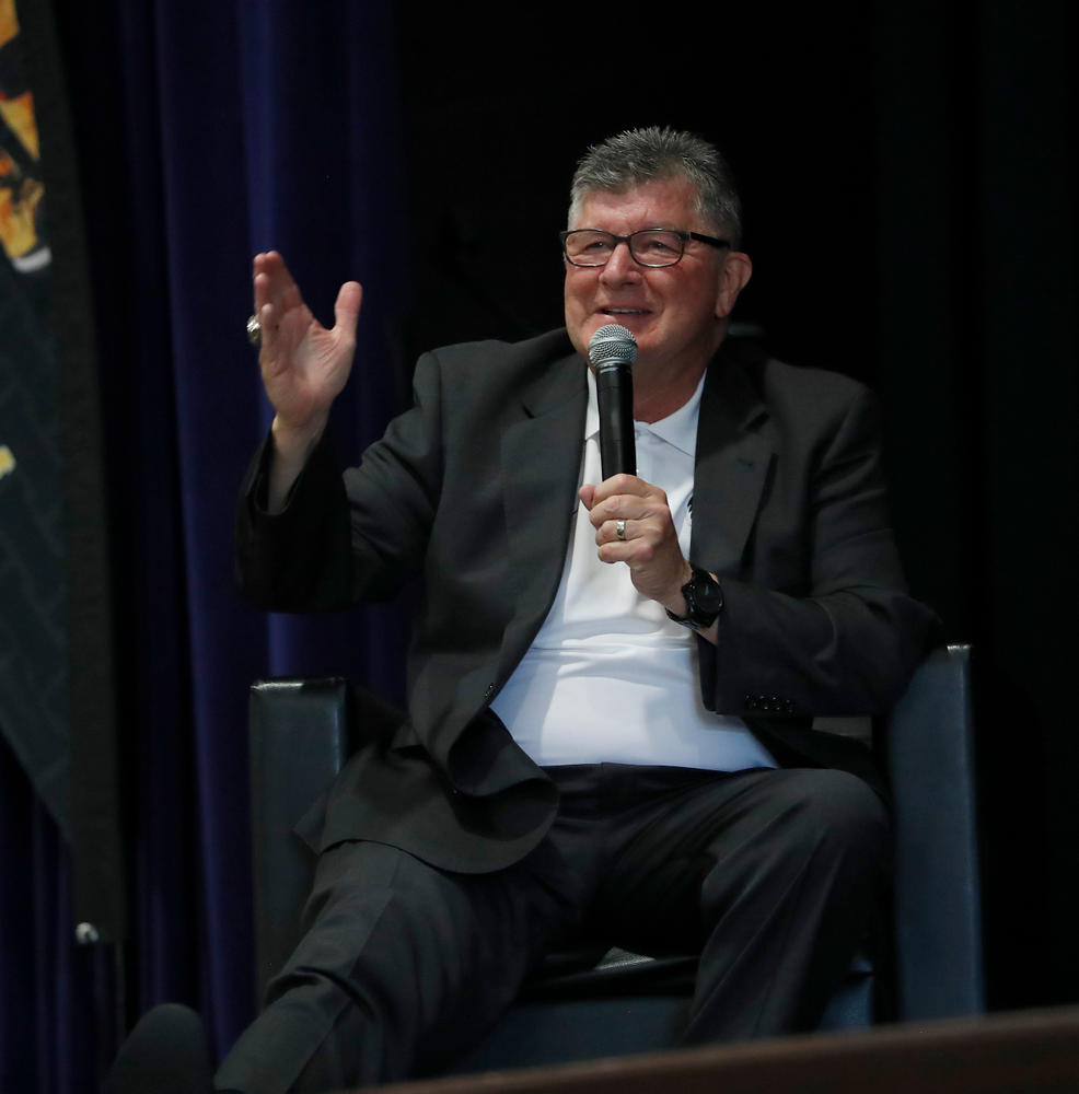 Gary Dolphin -- Hawkeye Fan Event at the Quad-Cities Waterfront Convention Center in Bettendorf, Iowa, on May 15, 2019.