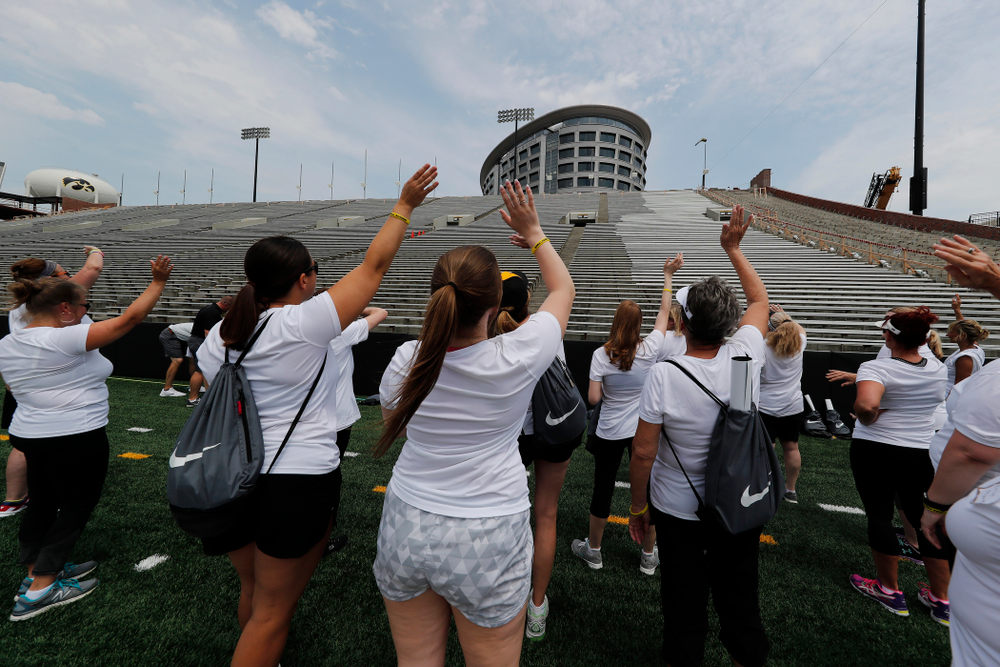The 2018 Iowa Ladies Football Academy Saturday, June 9, 2018 at Kinnick Stadium. (Brian Ray/hawkeyesports.com)