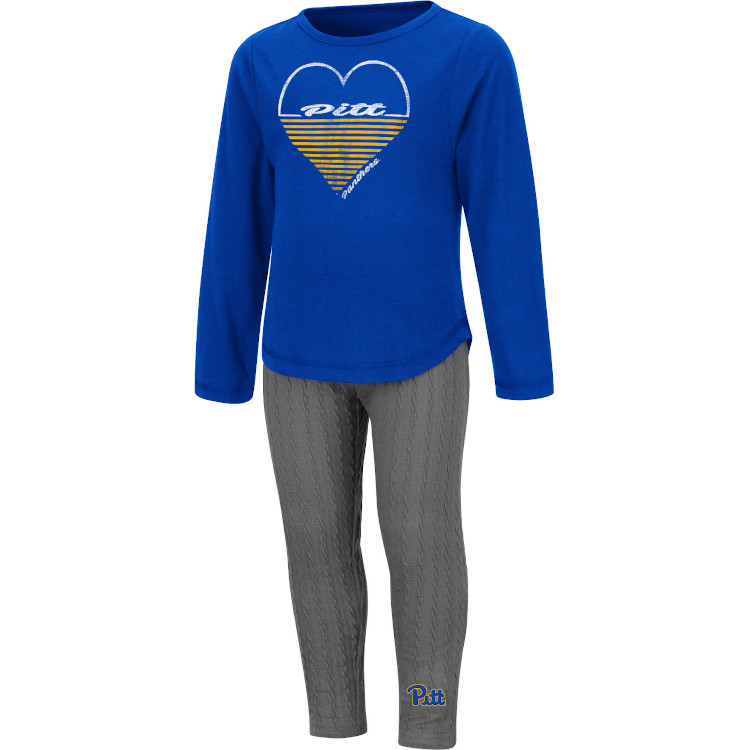 Pitt Panthers Toddler Girls Sweetums Set Pittsburgh Panthers
