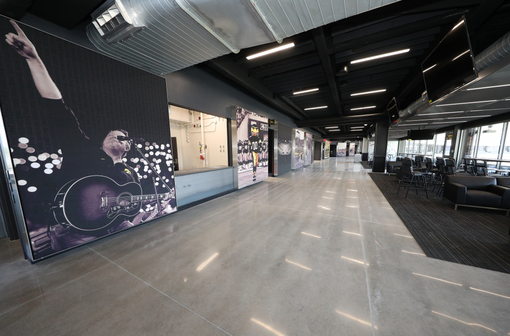 The Ted Pacha Family Club in the new north end zone of Kinnick Stadium Friday, August 9, 2019. (Brian Ray/hawkeyesports.com)