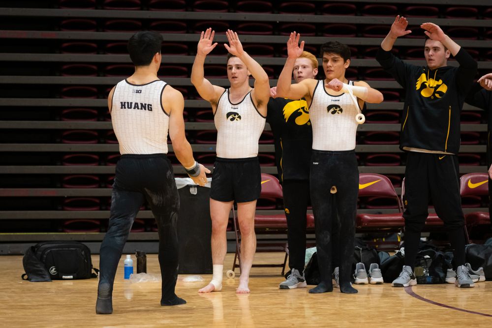 The Iowa Hawekeys against Minnesota and Penn State at the Maturi Pavilion Saturday, March 23, 2019 in Minneapolis, Minn. (C. Morgan Engel/Freelance)