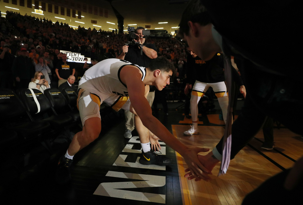 Iowa Hawkeyes forward Luka Garza (55) against the Purdue Boilermakers Tuesday, March 3, 2020 at Carver-Hawkeye Arena. (Brian Ray/hawkeyesports.com)