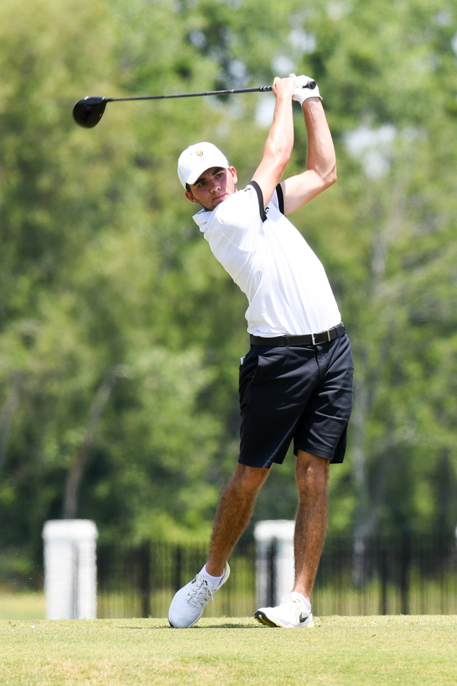 Freshman Jack Simpson competes in the first round of the NCAA Men's Golf Regional. (Photo:SE Sports Media/Sideline Sports).
