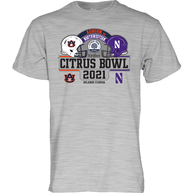 Official Auburn Tigers 20-21 Citrus Bowl Bound Short Sleeve T ...
