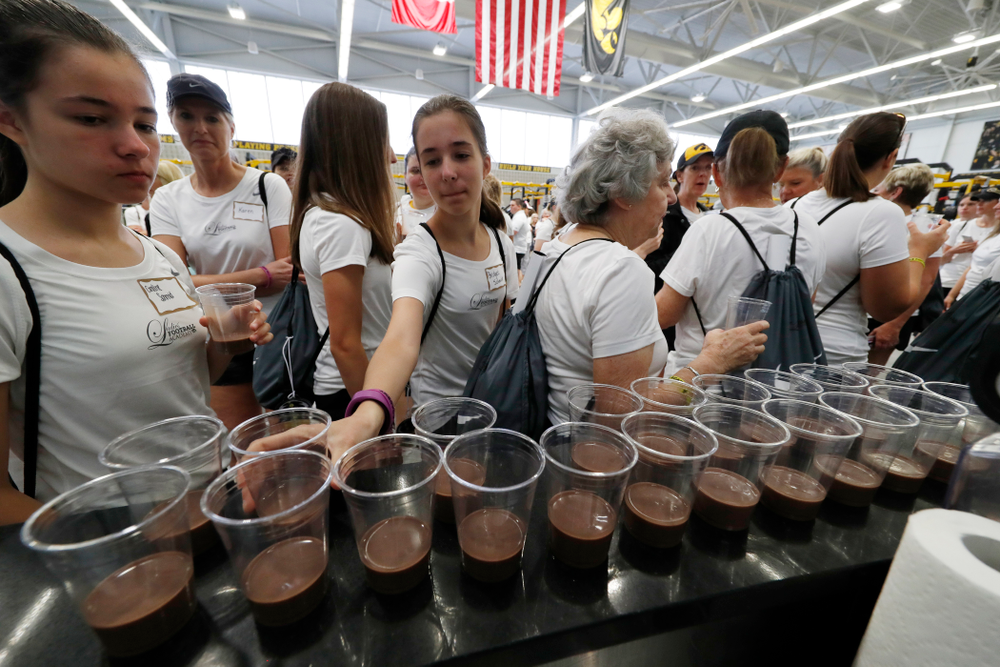 The 2018 Iowa Ladies Football Academy Saturday, June 9, 2018 at Kinnick Stadium. (Brian Ray/hawkeyesports.com)