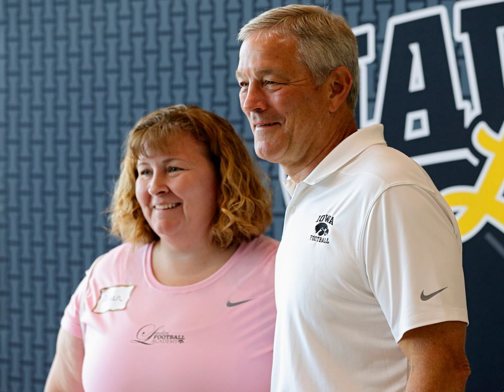 The Ladies Football Academy at the Hansen Football Performance Center in Iowa City on Saturday, Jun 8, 2019. (Stephen Mally/hawkeyesports.com)