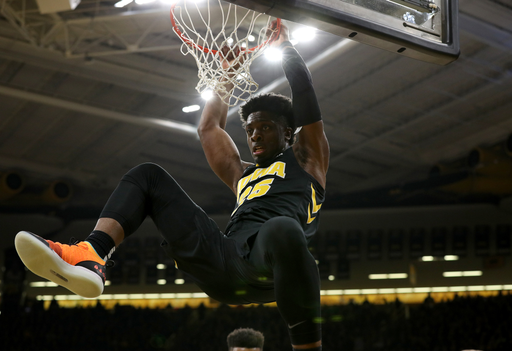 Iowa Hawkeyes forward Tyler Cook (25) against the Indiana Hoosiers Friday, February 22, 2019 at Carver-Hawkeye Arena. (Brian Ray/hawkeyesports.com)