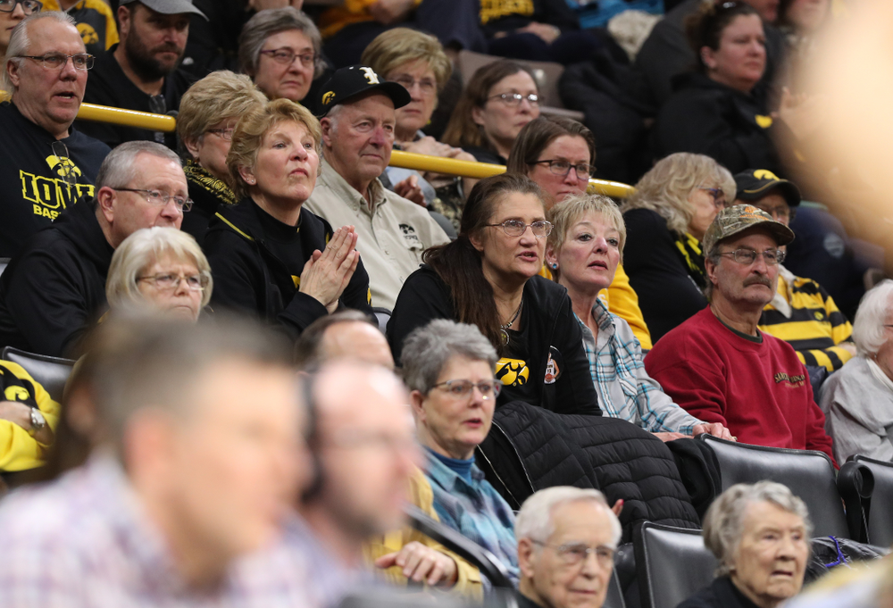 Eva Gustafson against the Illinois Fighting Illini Thursday, February 14, 2019 at Carver-Hawkeye Arena. (Brian Ray/hawkeyesports.com)