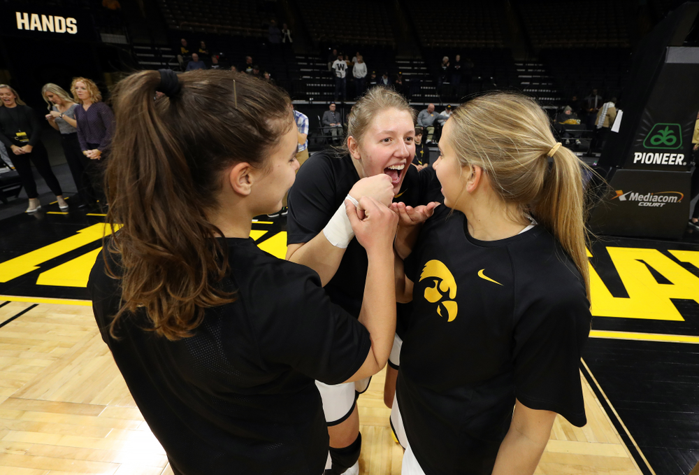 Iowa Hawkeyes forward/center Monika Czinano (25) against North Alabama Thursday, November 14, 2019 at Carver-Hawkeye Arena. (Brian Ray/hawkeyesports.com)