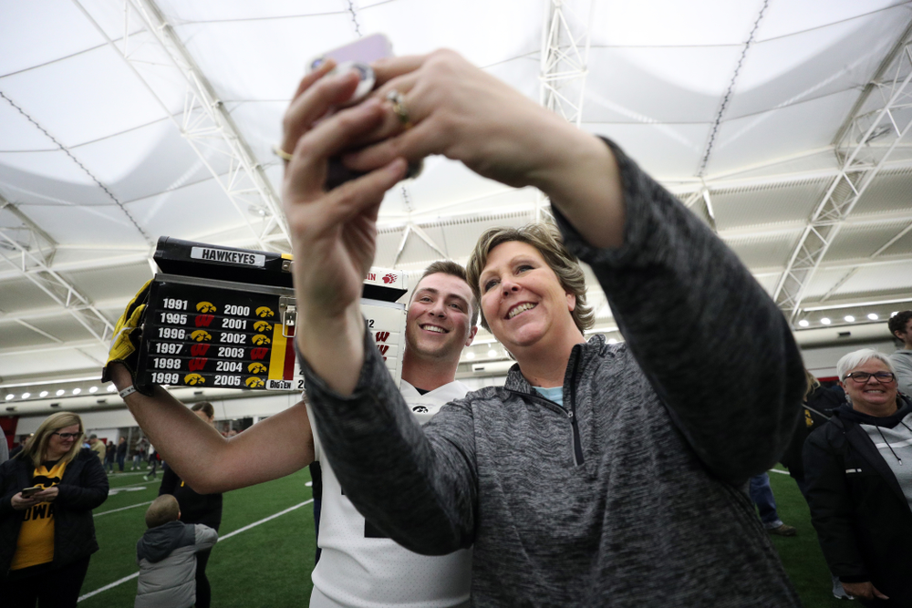 The Hawkeye football managers capture the rusty toolbox for the first time since 2008 with a 20-19 double The Hawkeye Football Managers captured the rusty toolbox for the first time since 2008 with a 20-19 double overtime win against the Wisconsin football managers on Nov. 8 in Madison, Wisconsin.