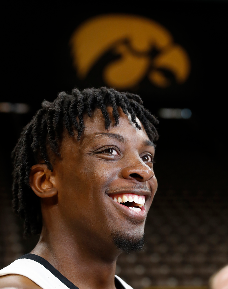 Iowa Hawkeyes forward Tyler Cook (25) during the team's annual media day Monday, October 8, 2018 at Carver-Hawkeye Arena. (Brian Ray/hawkeyesports.com)