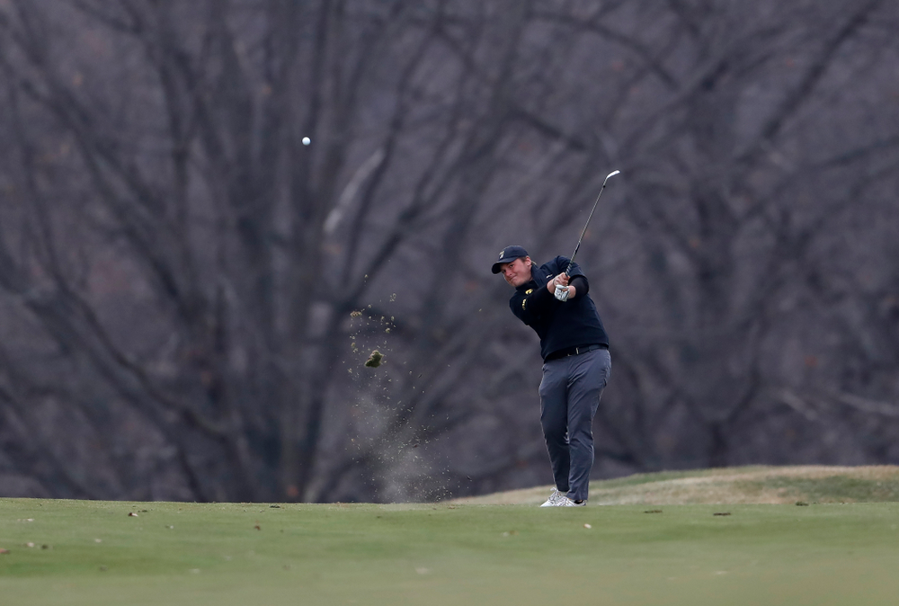 Alex Schaake during the 2018 Hawkeye Invitational Friday, April 13, 2018 at Finkbine Golf Course. (Brian Ray/hawkeyesports.com)