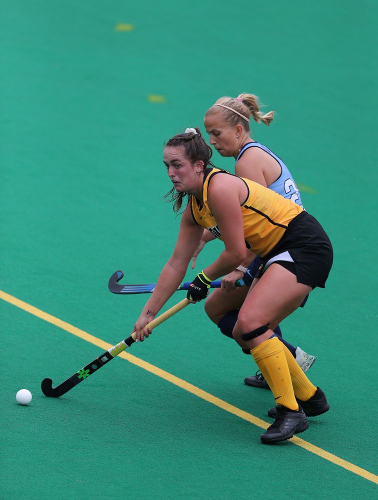 Iowa Hawkeyes defenseman Anthe Nijziel (6) against Columbia Sunday, September 8, 2019 at Grant Field. (Brian Ray/hawkeyesports.com)