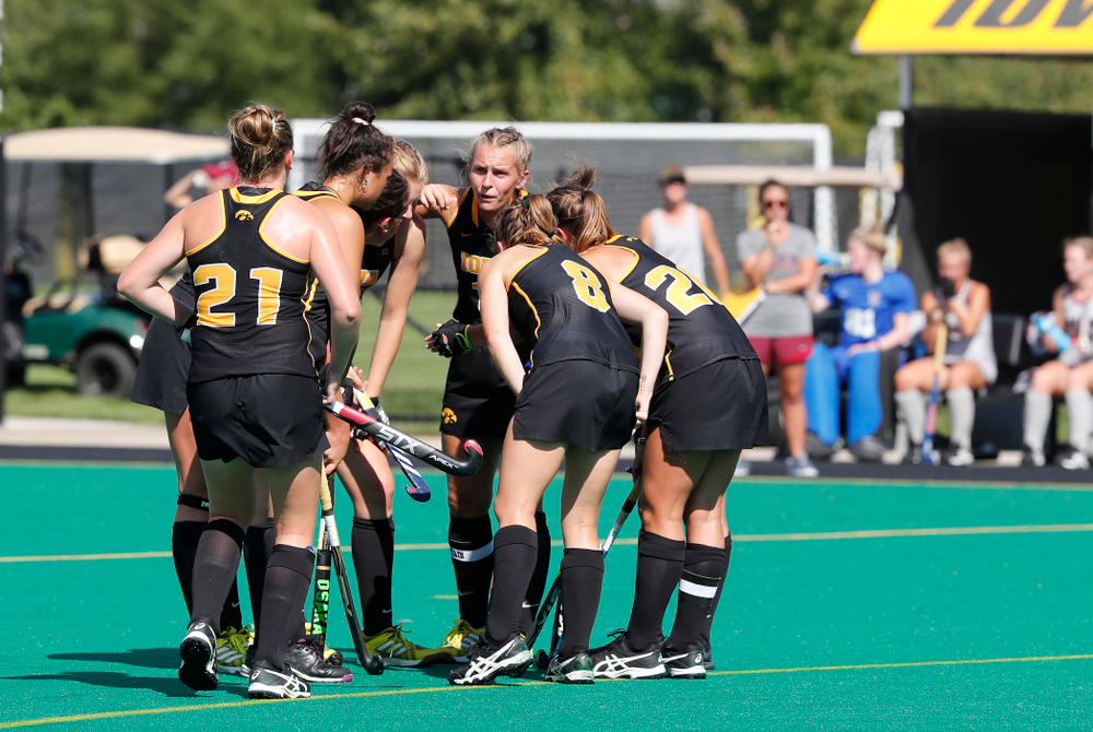 Iowa Hawkeyes Katie Birch (11) against the Penn Quakers Friday, September 14, 2018 at Grant Field. (Brian Ray/hawkeyesports.com)