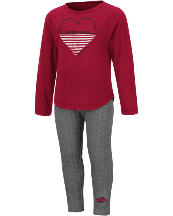 Arkansas Razorbacks Toddler Girls Sweetums Set Arkansas