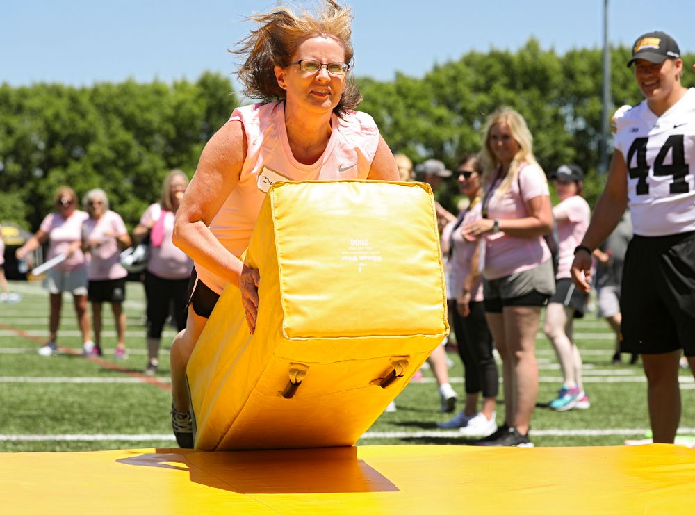 The Ladies Football Academy at the Hansen Football Performance Center in Iowa City on Saturday, Jun 8, 2019. (Stephen Mally/hawkeyesports.com)
